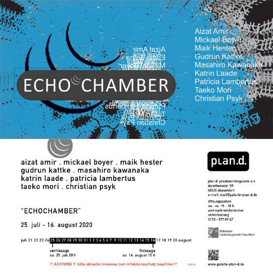 Einladung zur Ausstellung Echochamber