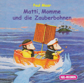 Cover der CD Matti, Momme und die Zauberbohnen (Illustration: Bernd Mölck)